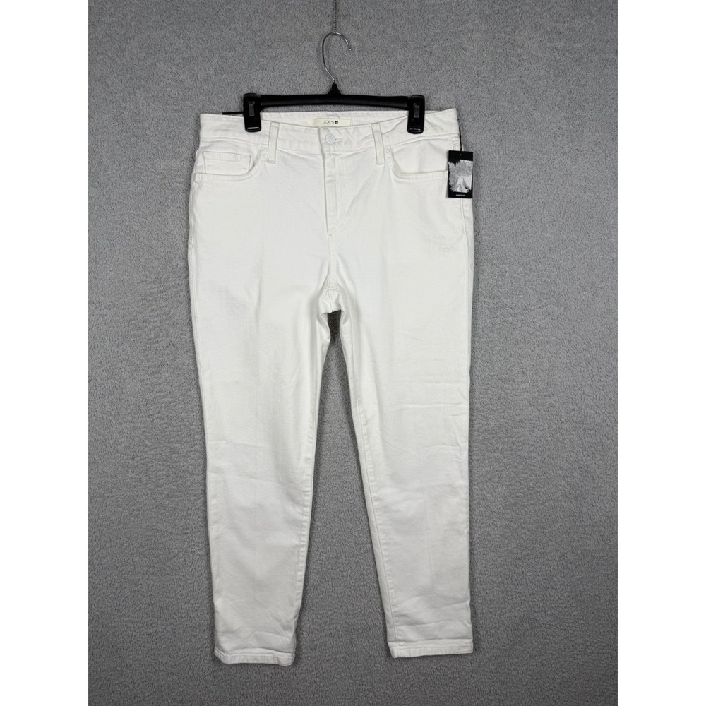 Joe's Jeans Boyfriend Slim Crop White Stretch Jeans Women's W29 NWT